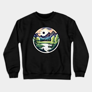 Captivating nature scenery Crewneck Sweatshirt